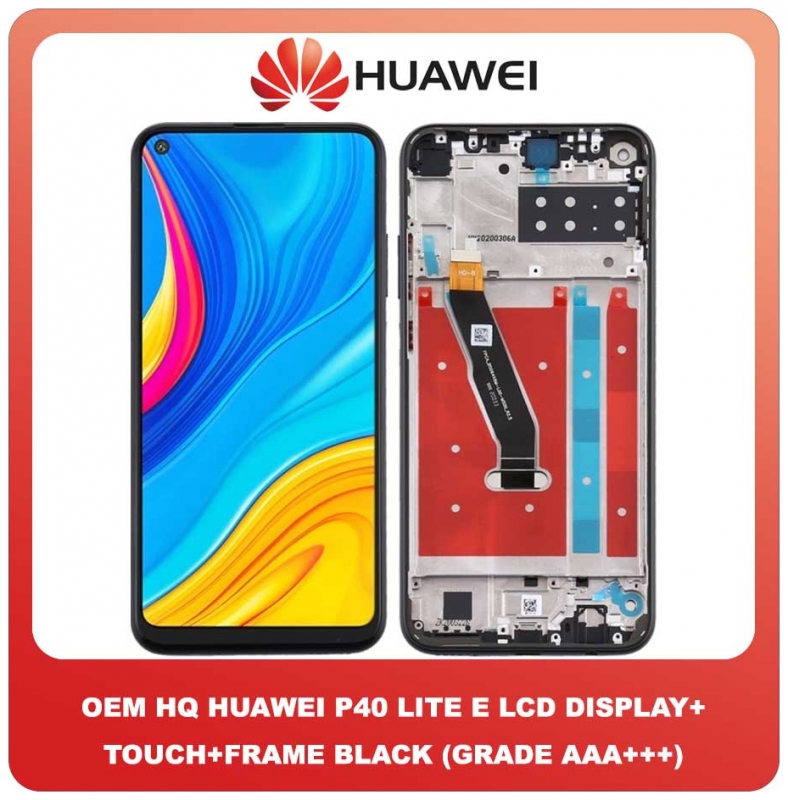 OEMHQΣυμβατόHuaweiP40LiteE(ART-L28ART-L29),LTPSIPSLCDDisplayAssemblyΟθόνη+TouchScreenDigitizerΜηχανισμόςΑφής+FrameΠλαίσιοBlack(PremiumA+)